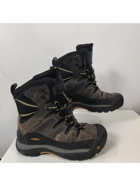 KEEN Summit County Waterproof Winter Boots Brown Black Size 8 Outdoor Trail